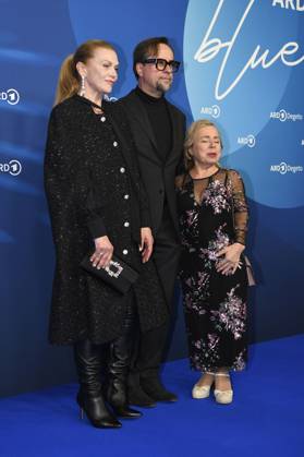 Anna Loos, Jan Josef Liefers and Christine Urspruch at the ARD Blue Hour 2024 as part of the Berlinale 2024 at the Hotel Telegraphenamt Berlin, 16 02 2024 Foto:xC.xNiehausx xFuturexImagex blue_hour_4436