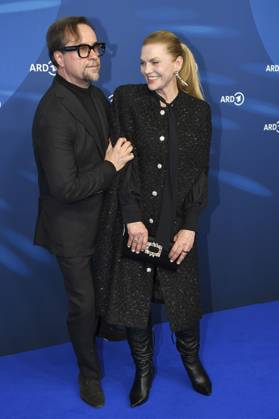 Jan Josef Liefers and Anna Loos at the ARD Blue Hour 2024 as part of the Berlinale 2024 at the Hotel Telegraphenamt Berlin, 16 02 2024 Foto:xC.xNiehausx xFuturexImagex blue_hour_4437