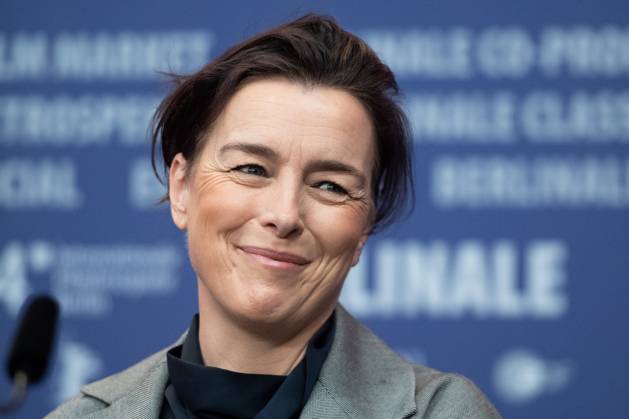 Berlinale Another End Press Conference Olivia Williams attending the Another End Press Conference during the 74th Berlinale International Film Festival Berlin at Grand Hyatt Hotel in Berlin, Germany, on February 16, 2024. Photo by Aurore Marechal ABACAPRESS.COM Berlin Germany  Copyright: xMarechalxAurore ABACAx