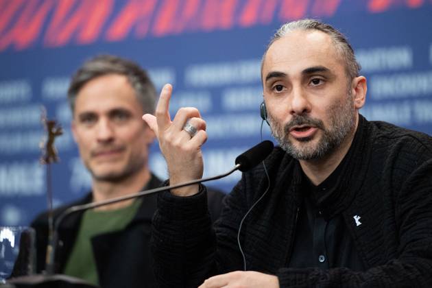 Berlinale Another End Press Conference Gael Garcia Bernal and Piero Messina attending the Another End Press Conference during the 74th Berlinale International Film Festival Berlin at Grand Hyatt Hotel in Berlin, Germany, on February 16, 2024. Photo by Aurore Marechal ABACAPRESS.COM Berlin Germany  Copyright: xMarechalxAurore ABACAx