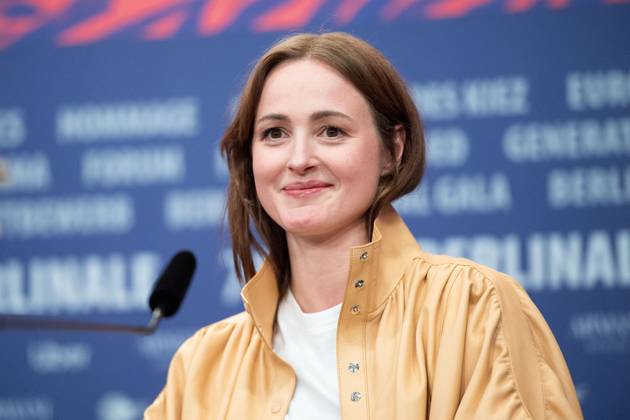 Berlinale Another End Press Conference Renate Reinsve attending the Another End Press Conference during the 74th Berlinale International Film Festival Berlin at Grand Hyatt Hotel in Berlin, Germany, on February 16, 2024. Photo by Aurore Marechal ABACAPRESS.COM Berlin Germany  Copyright: xMarechalxAurore ABACAx