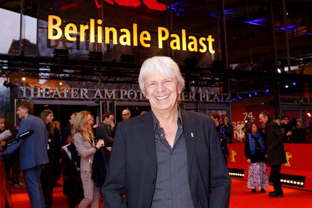 Andreas Dresen, the director at the In Liebe, Eure Hilde film premiere as part of the 74th Berlinale International Film Festival on 17 February 2024 in Berlin Berlinale 2024 In Liebe, Eure Hilde film premiere with Liv Lisa Fries and Andreas Dresen