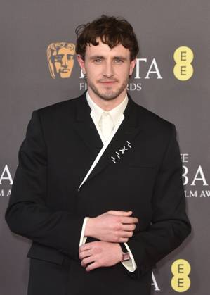 Paul Mescal attends the 2024 EE BAFTA Film Awards at the Royal Festival Hall in London, England. UK. Sunday 18th February 2024 - Copyright: xJamesxWarrenx adplr929