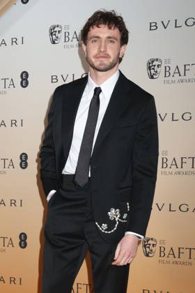 Paul Mescal attends the EE BAFTA Film Awards 2024 Nominees Party at The National Gallery in London. FEBRUARY 17th 2023  CMYx2475