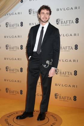 Paul Mescal attends the EE BAFTA Film Awards 2024 Nominees Party at The National Gallery in London. FEBRUARY 17th 2023  CMYx2475