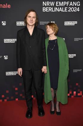 Lars Eidinger and Corinna Harfouch at the 21 NRW Reception of the State of NRW and the Film und Medienstiftung NRW as part of the Berlinale 2024 at the Representation of the State of North Rhine-Westphalia Berlin, 18 02 2024 Foto:xC.xNiehausx xFuturexImagex nrw_4402