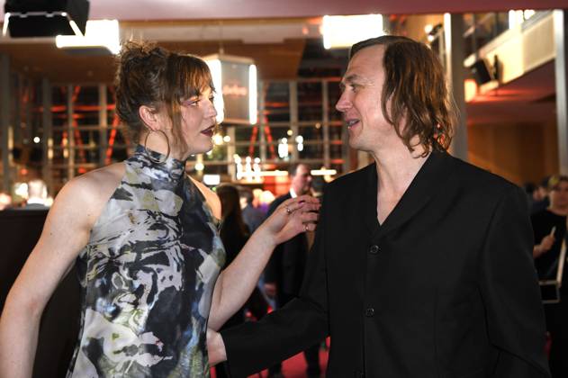 Thea Ehre and Lars Eidinger at the 21 NRW Reception of the State of NRW and the Film und Medienstiftung NRW as part of the Berlinale 2024 at the Representation of the State of North Rhine-Westphalia Berlin, 18 02 2024 Foto:xC.xNiehausx xFuturexImagex nrw_4405