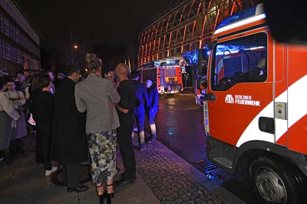 Fire alarm at the 21 NRW reception of the state of NRW and the Film und Medienstiftung NRW as part of the Berlinale 2024 at the Representation of the State of North Rhine-Westphalia Berlin, 18 02 2024 Foto:xC.xNiehausx xFuturexImagex nrw_4414