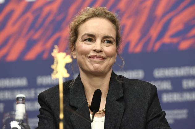 Nina Hoss at the press conference for the feature film Langue Etrangere at the Berlinale 2024 74 Berlin International Film Festival at the Hotel Grand Hyatt Berlin, 19 02 2024 Foto:xC.xNiehausx xFuturexImagex etrangere_4280