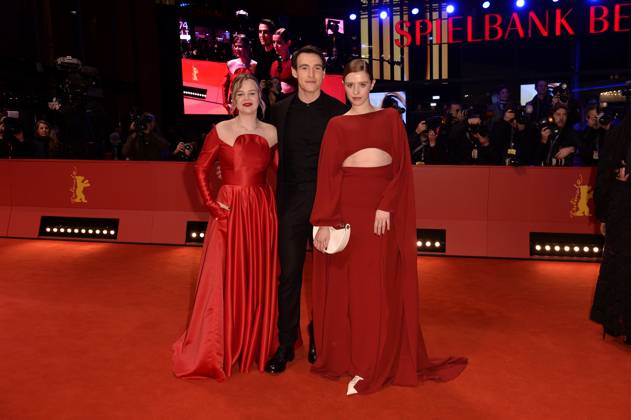 Margarita Stoykova, Anna Hardwicke and Katharina Stark at the presentation of the European Shooting Stars 2024 at the 74 Berlin International Film Festival 19 02 2024