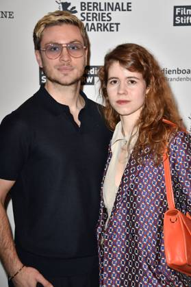 Jannik Schümann and Luise Aschenbrenner at the premiere of the RTL series Disko 76 at the Berlinale 2024 74 Berlin International Film Festival at Cinemaxx Potsdamer Platz Berlin, 20 02 2024 Foto:xN.xKubelkax xFuturexImagex disko_4220