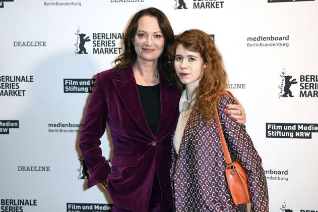 Natalia Wörner and Luise Aschenbrenner at the premiere of the RTL series Disko 76 at the Berlinale 2024 74 Berlin International Film Festival at Cinemaxx Potsdamer Platz Berlin, 20 02 2024 Foto:xC.xNiehausx xFuturexImagex disko_4247