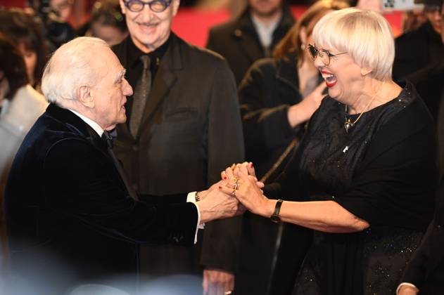 Martin Scorsese and Claudia Roth at the presentation of the Honorary Golden Bear to Martin Scorsese at the Berlinale 2024 74 Berlin International Film Festival at the Berlinale Palast Berlin, 20 02 2024 Foto:xC.xNiehausx xFuturexImagex ehrenbaer_verleihung_4403