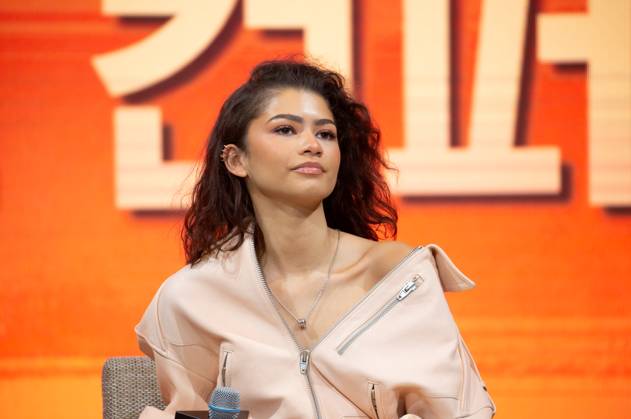 Entertainment Themen der Woche KW08 Entertainment Bilder des Tages Zendaya, Feb 21, 2024 : American actress Zendaya attends a press conference for the epic science fiction movie Dune: Part Two in Seoul, South Korea.  , aflo_244678745.jpg,