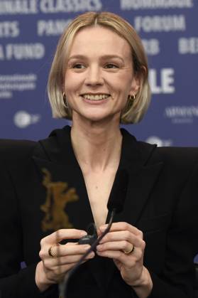Carey Mulligan at the press conference for the feature film Spaceman at the Berlinale 2024 74 Berlin International Film Festival at the Hotel Grand Hyatt Berlin, 21 02 2024 Foto:xC.xNiehausx xFuturexImagex spaceman_4309