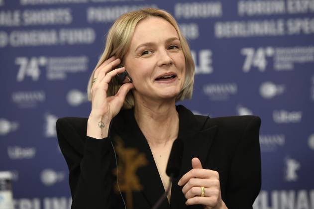 Carey Mulligan at the press conference for the feature film Spaceman at the Berlinale 2024 74 Berlin International Film Festival at the Hotel Grand Hyatt Berlin, 21 02 2024 Foto:xC.xNiehausx xFuturexImagex spaceman_4311