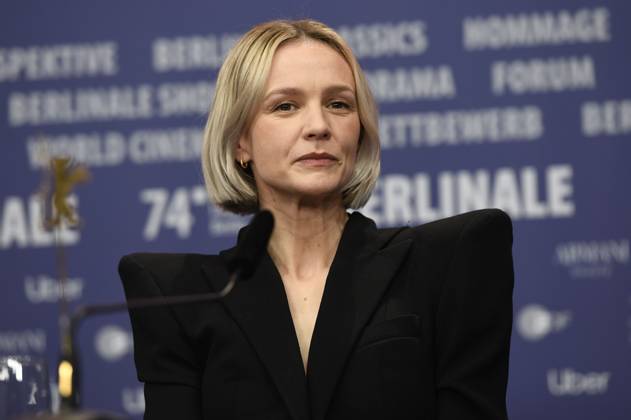 Carey Mulligan at the press conference for the feature film Spaceman at the Berlinale 2024 74 Berlin International Film Festival at the Hotel Grand Hyatt Berlin, 21 02 2024 Foto:xC.xNiehausx xFuturexImagex spaceman_4315
