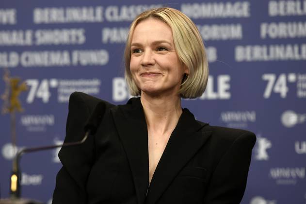 Carey Mulligan at the press conference for the feature film Spaceman at the Berlinale 2024 74 Berlin International Film Festival at the Hotel Grand Hyatt Berlin, 21 02 2024 Foto:xC.xNiehausx xFuturexImagex spaceman_4316