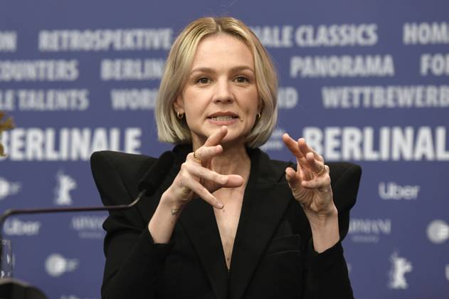 Carey Mulligan at the press conference for the feature film Spaceman at the Berlinale 2024 74 Berlin International Film Festival at the Hotel Grand Hyatt Berlin, 21 02 2024 Foto:xC.xNiehausx xFuturexImagex spaceman_4320