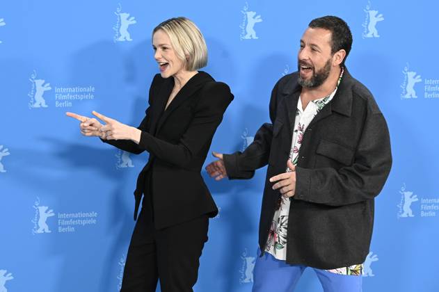 Carey Mulligan and Adam Sandler at the photocall for the movie Spaceman at the Berlinale 2024 74 Berlin International Film Festival at the Hotel Grand Hyatt Berlin, 21 02 2024 Foto:xF.xKernx xFuturexImagex spaceman_4344