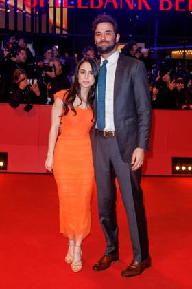 Berlinale Spaceman Premiere Emily Gutowski and Michael Parets at the premiere of Spaceman at the Berlinale Palast on the occasion of the 74th Berlin International Film Festival on 21 02 2024 Copyright: xEventpressxKochanx