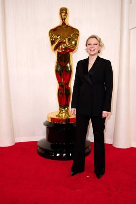 Kate McKinnon arrives on the red carpet of the 96th OscarsÂ® at the DolbyÂ® Theatre at Ovation Hollywood on Sunday, March 10, 2024.  Copyright: xx 34653-336PLX