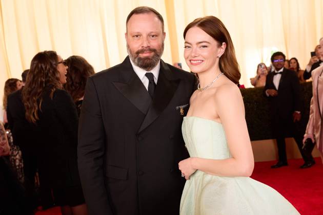 OscarÂ® nominees Yorgos Lanthimos and Emma Stone arrive on the red carpet of the 96th OscarsÂ® at the DolbyÂ® Theatre at Ovation Hollywood on Sunday, March 10, 2024.  Copyright: xx 34653-353PLX