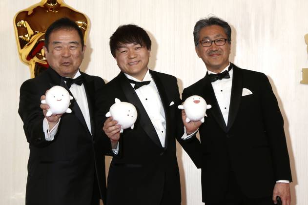 Hiroyuki Fukuda, Kenichi Yoda and Kiyofumi Nakajima at the 2024 96th Annual Academy Awards at the Dolby Theatre Los Angeles, 10 03 2024 Foto:xJ.xBlocx xFuturexImagex oscars_8878