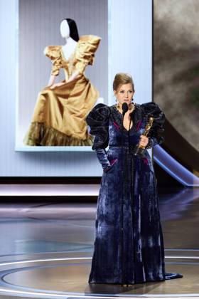 96th Oscars, Academy Awards Holly Waddington accepts the OscarÂ® for Costume Design during the live ABC telecast of the 96th OscarsÂ® at the DolbyÂ® Theatre at Ovation Hollywood on Sunday, March 10, 2024., Credit:Avalon.red Avalon United States of America, CA, Hollywood  Copyright: xAvalon.redx xAvalonx 0855742356