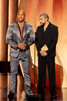 96th Oscars, Academy Awards Dwayne Johnson and Bad Bunny present the OscarÂ® for International Feature Film during the live ABC telecast of the 96th OscarsÂ® at the DolbyÂ® Theatre at Ovation Hollywood on Sunday, March 10, 2024., Credit:Avalon.red Avalon United States of America, CA, Hollywood  Copyright: xAvalon.redx xAvalonx 0855742389
