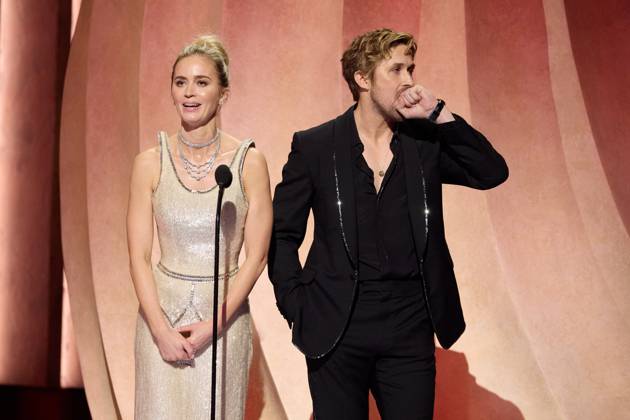 96th Oscars, Academy Awards Emily Blunt and Ryan Gosling celebrate stunt performers and stunt coordinators onstage during the live ABC telecast of the 96th OscarsÂ® at the DolbyÂ® Theatre at Ovation Hollywood on Sunday, March 10, 2024., Credit:Avalon.red Avalon United States of America, CA, Hollywood  Copyright: xAvalon.redx xAvalonx 0855742411