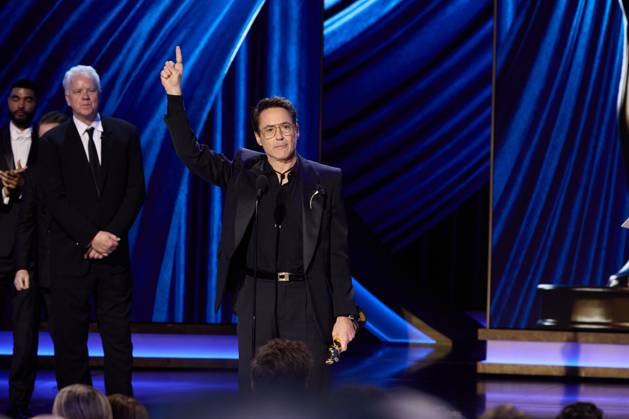 96th Oscars, Academy Awards Robert Downey, Jr. accepts the OscarÂ® for Actor in a Supporting Role during the live ABC telecast of the 96th OscarsÂ® at the DolbyÂ® Theatre at Ovation Hollywood on Sunday, March 10, 2024., Credit:Avalon.red Avalon United States of America, CA, Hollywood  Copyright: xAvalon.redx xAvalonx 0855742517