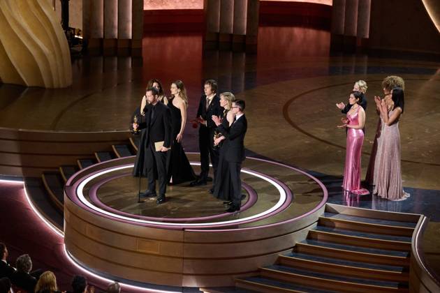 96th Oscars, Academy Awards Raney Aronson-Rath, Mstyslav Chernov and Michelle Mizner accept the OscarÂ® for Documentary Feature Film during the live ABC telecast of the 96th OscarsÂ® at the DolbyÂ® Theatre at Ovation Hollywood on Sunday, March 10, 2024., Credit:Avalon.red Avalon United States of America, CA, Hollywood  Copyright: xAvalon.redx xAvalonx 0855743504