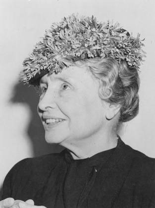 HELEN KELLER (1880-1968). American writer and lecturer.  Copyright: xGRANGERx xGRANGERx 0013539