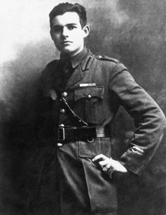 ERNEST HEMINGWAY 1899-1961). American writer. As a soldier in World War I, Milan, photographed 1918.  Copyright: xGRANGERx xGRANGERx 0043683