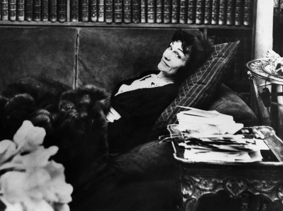 GABRIELLE COCO CHANEL (1883-1971). French fashion designer. Photographed in her home in Paris, mid 20th century.  Copyright: xGRANGERx xGRANGERx 0107331