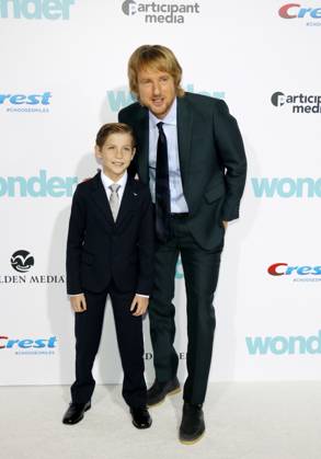 Jacob Tremblay , Owen Wilson at the Premiere of Lionsgate s Wonder at the Regency Village Theatre in Westwood 172165, Jacob Tremblay , Owen Wilson at the Premiere of Lionsgate s Wonder at the Regency Village Theatre in Westwood. Los Angeles, California - Tuesday November 14, 2017., Copyright: xLumeimages,xPacificCoastNewsx xAvalonx 0533269277