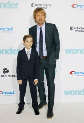 Jacob Tremblay , Owen Wilson at the Premiere of Lionsgate s Wonder at the Regency Village Theatre in Westwood 172165, Jacob Tremblay , Owen Wilson at the Premiere of Lionsgate s Wonder at the Regency Village Theatre in Westwood. Los Angeles, California - Tuesday November 14, 2017., Copyright: xLumeimages,xPacificCoastNewsx xAvalonx 0533269287