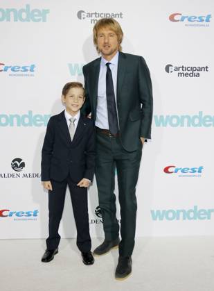 Jacob Tremblay , Owen Wilson at the Premiere of Lionsgate s Wonder at the Regency Village Theatre in Westwood 172165, Jacob Tremblay , Owen Wilson at the Premiere of Lionsgate s Wonder at the Regency Village Theatre in Westwood. Los Angeles, California - Tuesday November 14, 2017., Copyright: xLumeimages,xPacificCoastNewsx xAvalonx 0533269339