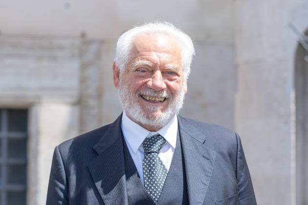 Italy: Nominees for David di Donatello Awards at Quirinale Actor Giorgio Colangeli leaves Quirinale Palace after presentation ceremony of David di Donatello Awards in Rome Rome Italy Copyright: MatteoxNardone