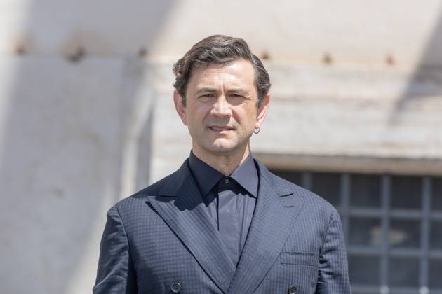 Italy: Nominees for David di Donatello Awards at Quirinale Actor Vinicio Marchioni leaves Quirinale Palace after presentation ceremony of David di Donatello Awards in Rome Rome Italy Copyright: MatteoxNardone