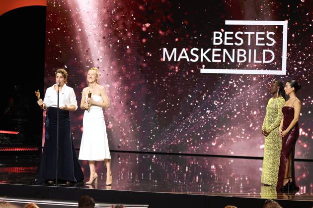 German Film Award 2024 BEST MASK PICTURE Alisza Pfeifer, Christina Baier Â- GIRL YOU KNOW IT™S TRUE and Ivy Quainoo and Gizem Emre at the Lola German Film Award 2024 ceremony at the Theater am Potsdamer Platz in Berlin 03 05 2024 Copyright: xEventpressx