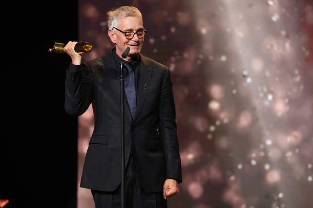 German Film Award 2024 BEST MALE NEBENROLLE Hans Uwe Bauer Â- STERBEN at the Lola German Film Award 2024 ceremony at the Theater am Potsdamer Platz in Berlin 03 05 2024 Copyright: xEventpressx