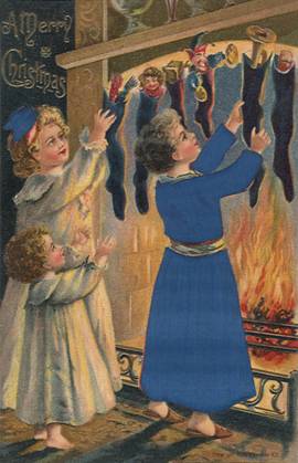 RECORD DATE NOT STATED Hanging Stockings Hanging Stockings Date: 1910  Copyright: Copyrightx(c)Geminix2023.xCredit:xGemini 12923943