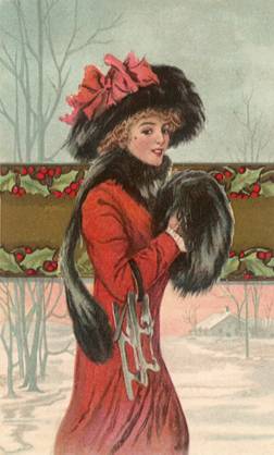 RECORD DATE NOT STATED Lady in Red on Ice Lady in Red on Ice Date: 1910  Copyright: Copyrightx(c)Geminix2023.xCredit:xGemini 12924675