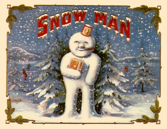 RECORD DATE NOT STATED Snow Man Snow Man Date: 1910  Copyright: Copyrightx(c)Geminix2023.xCredit:xGemini 12943060