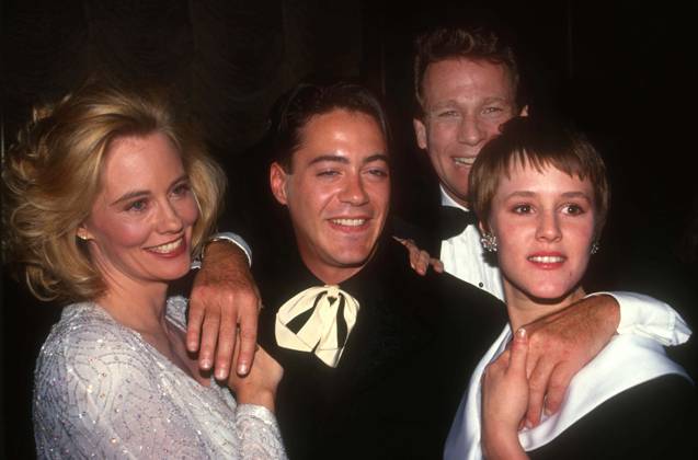 Shepard Downey Masterson4439.JPG Celebrity Archaeology 1989 FILE PHOTO New York, NY Cybil Shepard Robert Downey Jr. Ryan O Neal Mary Stuart Masterson - premiere of Chances Are Photo by Adam Scull-PHOTOlink. EDITORIAL USE ONLY Copyright: xx PhotoxbyxAdamxScull-PHOTOlink.nex phlphotos380482