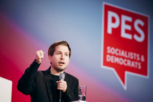 Kevin Kuehnert, Secretary General of the SPD, recorded at the Social Democratic Congress of the SPD and PES with the motto We stand together for our Europe in Berlin, 04 05 2024 Berlin Germany Copyright: xphotothek.dex