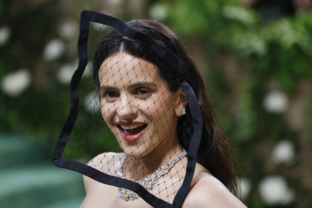 Rosalia arrives on the red carpet at the 2024 Met Gala celebrating Sleeping Beauties: Reawakening Fashion at The Metropolitan Museum of Art on Monday, May 6, 2024 in New York City.  NYP20240506575 JOHNxANGELILLO