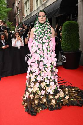 The Mark Hotel: 2024 Met Gala - NYC Guest at The Mark Hotel before the 2024 Met Gala: Sleeping Beauties: Reawakening Fashion held at the Metropolitan Museum of Art on May 6, 2024 in New York City, New York, USA,. Photo by ABACAPRESS.COM New York City United States  Copyright: xABACAx